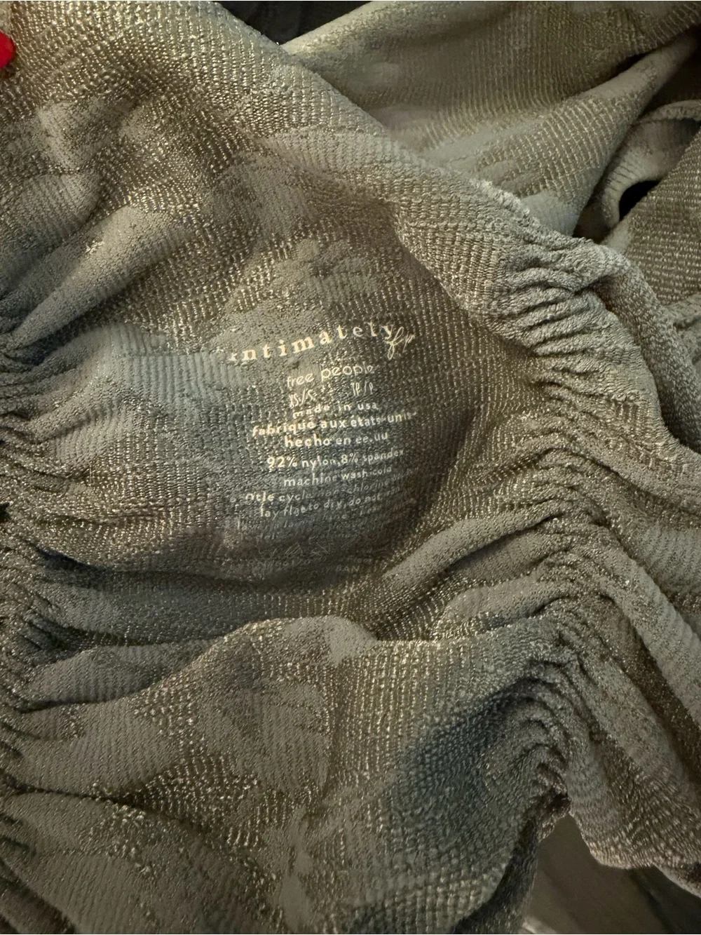 Intimetely free people gotta be you seamless ruched tee